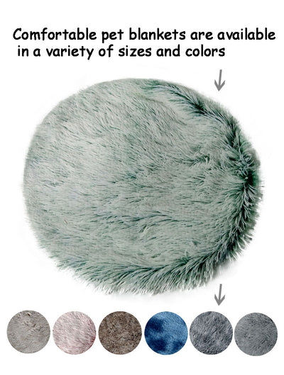 Cama Redonda Acogedora para Mascotas con Manta Térmica - Image 17
