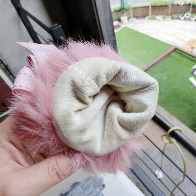 Guantes Cálidos con Moño y Pompón de Pelaje - Image 12