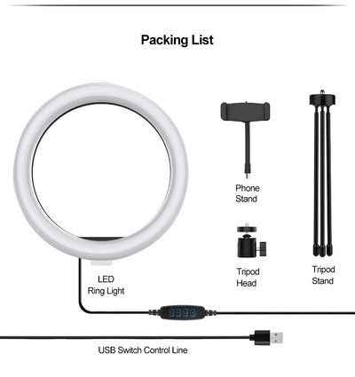 Aro de Luz LED para Selfies con Efecto Beautificador - Image 10