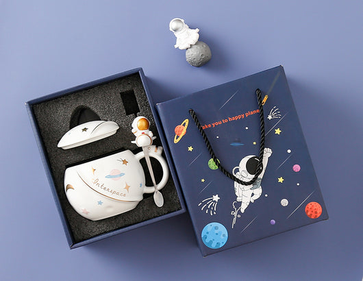 Taza Cerámica Astronauta con Diseño Planetario - Image 7
