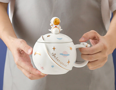 Taza Cerámica Astronauta con Diseño Planetario - Image 11