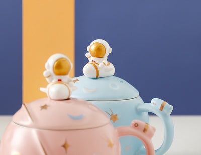 Taza Cerámica Astronauta con Diseño Planetario - Image 13