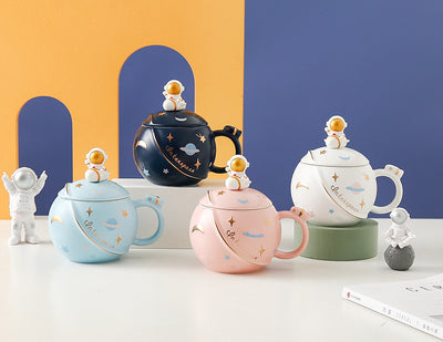 Taza Cerámica Astronauta con Diseño Planetario - Image 14