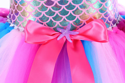 Vestido de Cosplay con Escamas de Pez Iridiscente para Niñas - Image 19