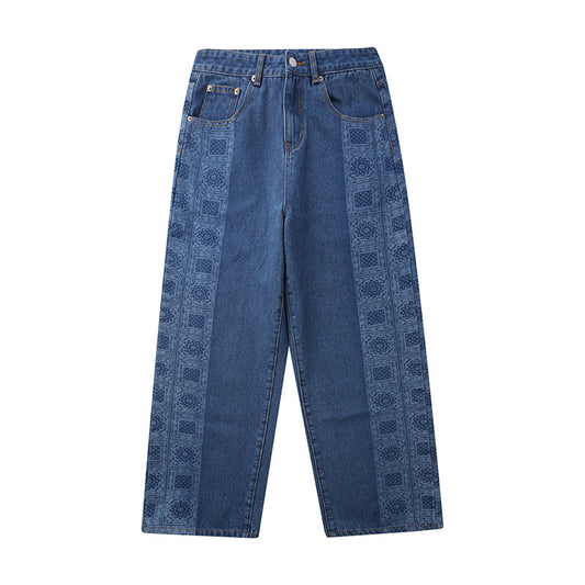 Jeans Negros Flor de Marañón