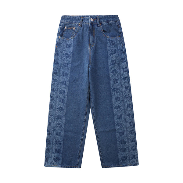 Jeans Negros Flor de Marañón