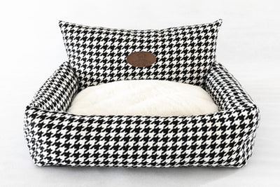 Sofá Cama para Gatos con Diseño Pata de Gallo - Funda Extraíble y Lavable - Image 8