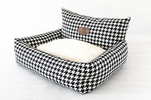 Sofá Cama para Gatos con Diseño Pata de Gallo - Funda Extraíble y Lavable - Image 9