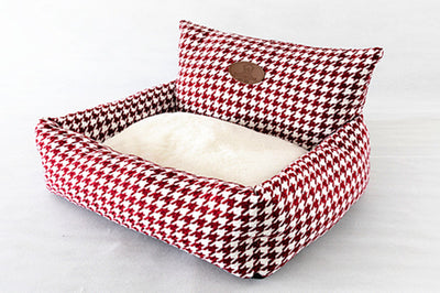 Sofá Cama para Gatos con Diseño Pata de Gallo - Funda Extraíble y Lavable - Image 11