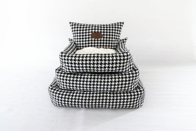 Sofá Cama para Gatos con Diseño Pata de Gallo - Funda Extraíble y Lavable - Image 14