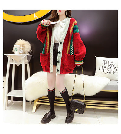 Suéter Holgado de Punto para Mujer - Estilo Casual Elegante - Image 6
