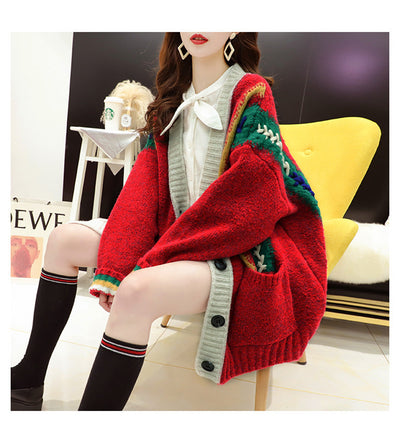 Suéter Holgado de Punto para Mujer - Estilo Casual Elegante - Image 7