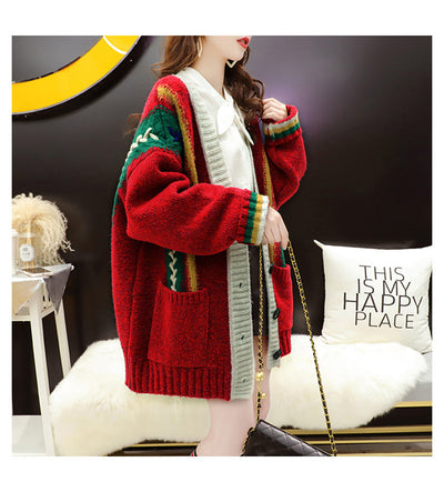 Suéter Holgado de Punto para Mujer - Estilo Casual Elegante - Image 8