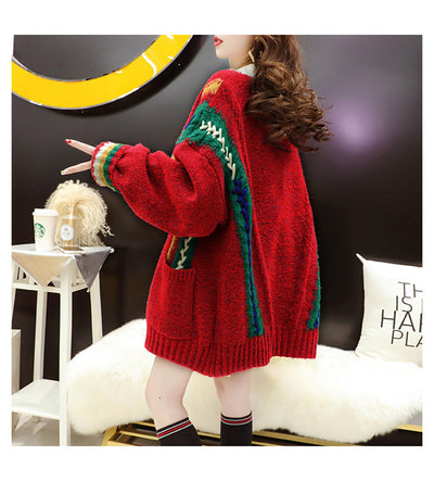 Suéter Holgado de Punto para Mujer - Estilo Casual Elegante - Image 10
