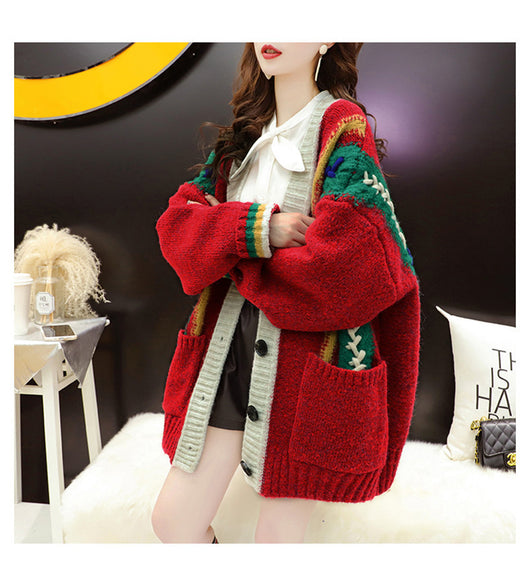 Suéter Holgado de Punto para Mujer - Estilo Casual Elegante - Image 13