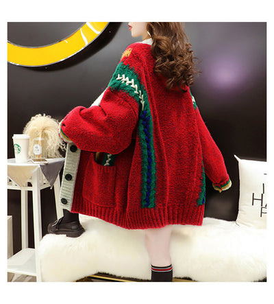 Suéter Holgado de Punto para Mujer - Estilo Casual Elegante - Image 15