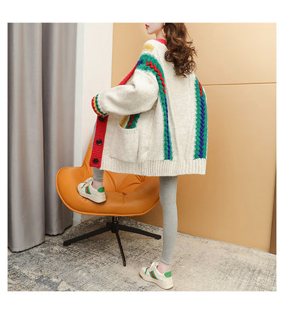 Suéter Holgado de Punto para Mujer - Estilo Casual Elegante - Image 22