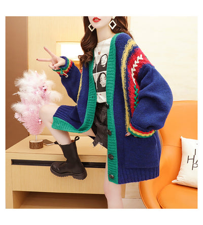 Suéter Holgado de Punto para Mujer - Estilo Casual Elegante - Image 23