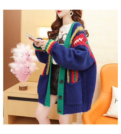 Suéter Holgado de Punto para Mujer - Estilo Casual Elegante - Image 24