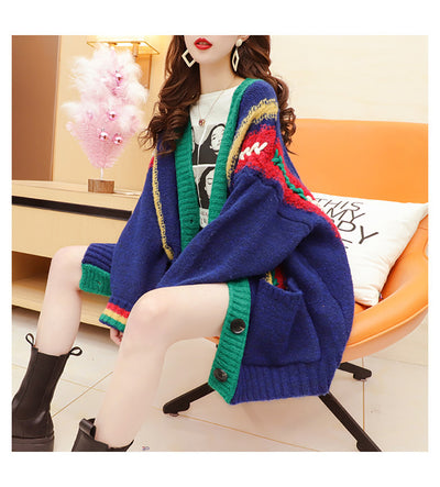 Suéter Holgado de Punto para Mujer - Estilo Casual Elegante - Image 25