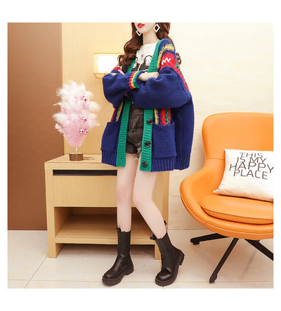 Suéter Holgado de Punto para Mujer - Estilo Casual Elegante - Image 26
