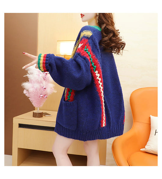 Suéter Holgado de Punto para Mujer - Estilo Casual Elegante - Image 27