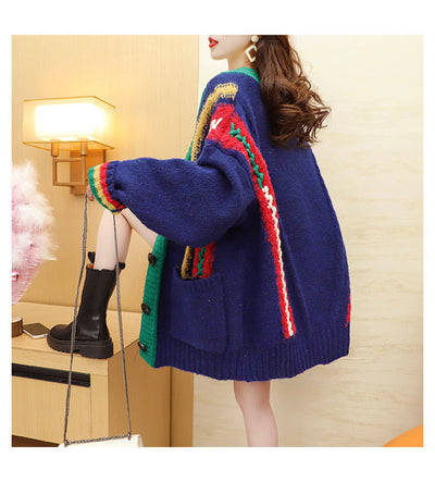 Suéter Holgado de Punto para Mujer - Estilo Casual Elegante - Image 28