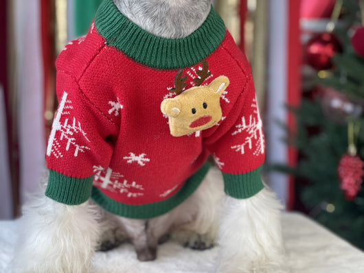 Suéter Navideño Acolchado para Perros - Abrigador Cómodo - Image 17