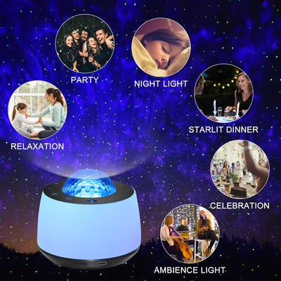 Lámpara Proyectora de Cielo Estrellado con Música y Efectos Atmosféricos - Image 10