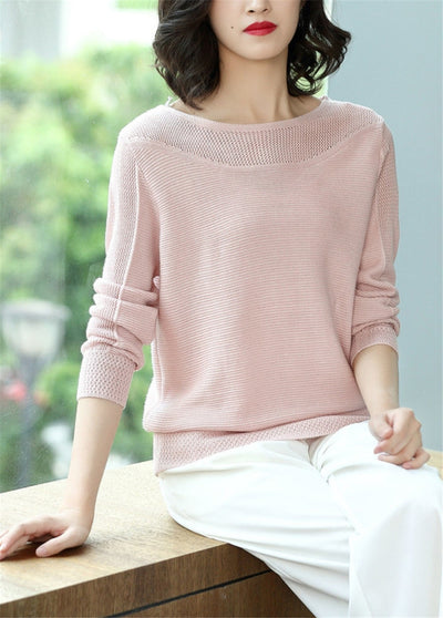 Suéter Tejido Ice Silk Cuello Redondo Manga Corta - Image 11