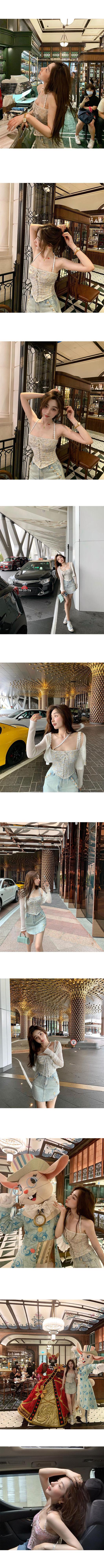 Blusa Floral Ajustable de Tirantes para Verano - Image 6