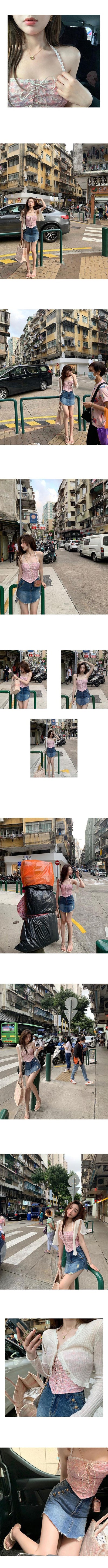 Blusa Floral Ajustable de Tirantes para Verano - Image 8