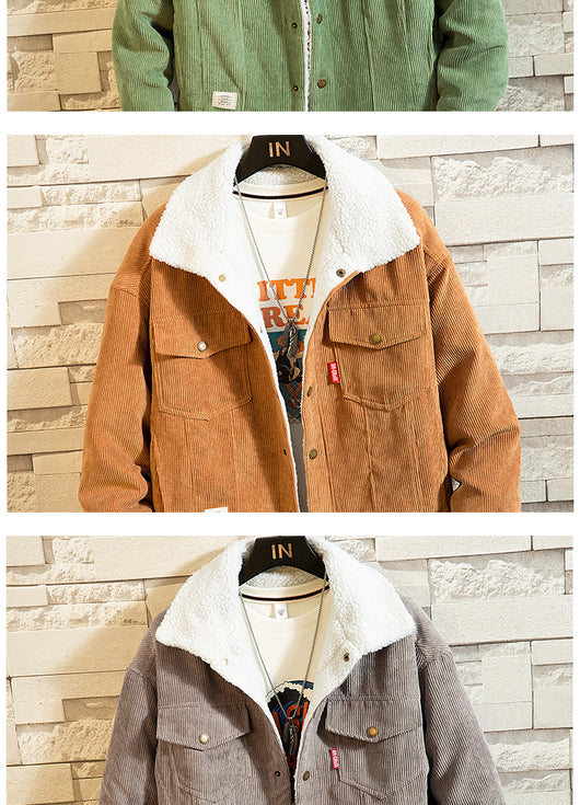 Chaqueta Acolchada de Pana para Hombre con Forro de Lana - Image 15