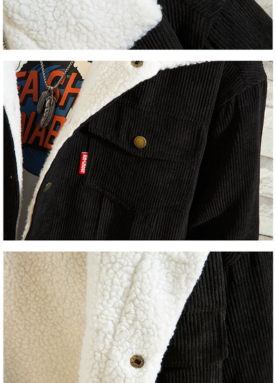 Chaqueta Acolchada de Pana para Hombre con Forro de Lana - Image 17