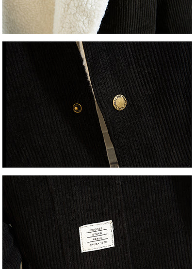 Chaqueta Acolchada de Pana para Hombre con Forro de Lana - Image 18