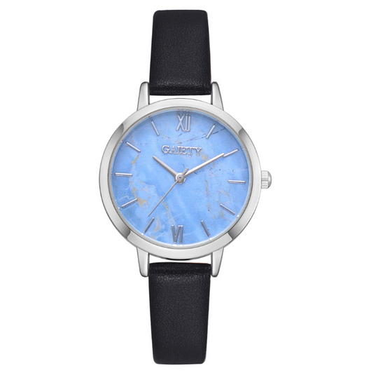 Reloj de Cuero Marmolado GAIETY - Diseño Minimalista y Adorable - Image 5