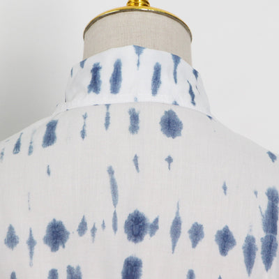 Camisa Mujer Solapa Irregular Abotonada Simple - Image 17