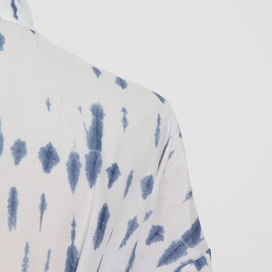 Camisa Mujer Solapa Irregular Abotonada Simple - Image 18
