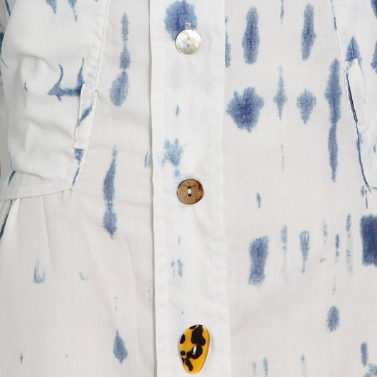 Camisa Mujer Solapa Irregular Abotonada Simple - Image 19