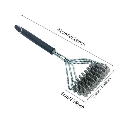 Cepillo Limpiador BBQ Profesional de Acero Inoxidable con Cerdas de Alambre - Image 14