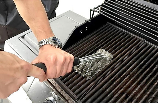 Cepillo Limpiador BBQ Profesional de Acero Inoxidable con Cerdas de Alambre - Image 24
