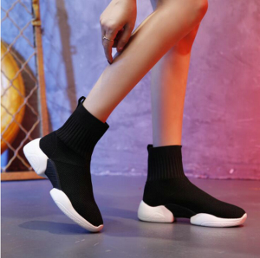 Botas Hip-hop Altas Versátiles para Mujer - Estilo Urbano Trendy - Image 5