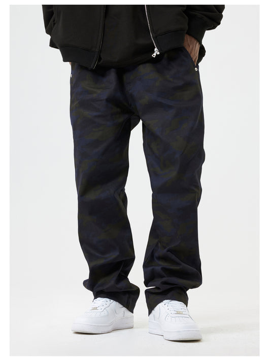 Pantalones Cargo Camuflaje Holgados para Hombre - Image 7