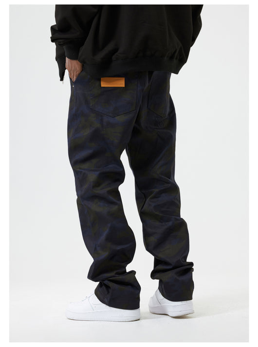 Pantalones Cargo Camuflaje Holgados para Hombre - Image 9