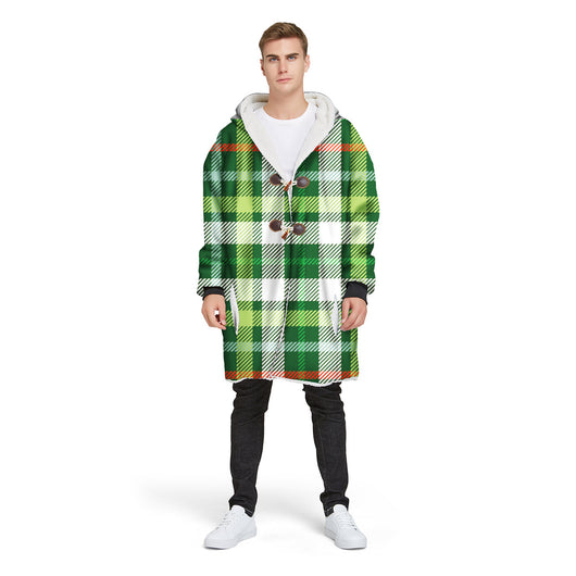 Chaqueta Hoodie Impresa Digital con Cuadros para Hombre - Image 29