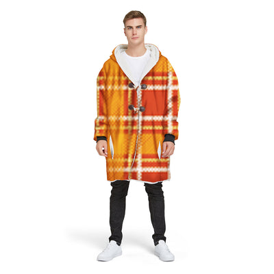 Chaqueta Hoodie Impresa Digital con Cuadros para Hombre - Image 35