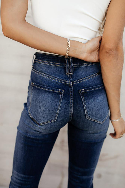 Pantalones Vaqueros Flare de Talle Alto con Rotos y Stretch - Image 15