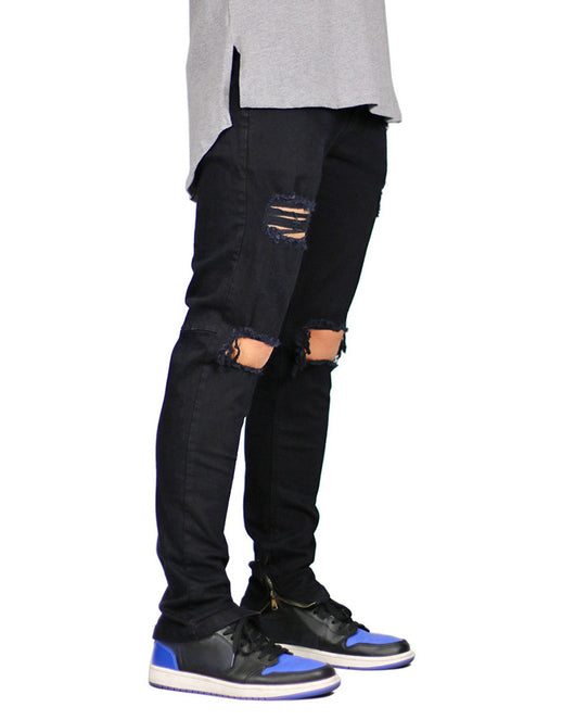 Pantalones Vaqueros Slim Rotos para Hombre - Image 7