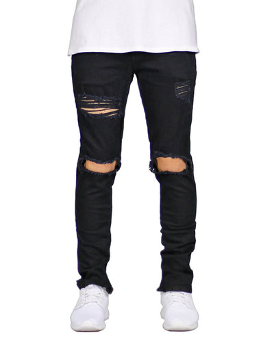 Pantalones Vaqueros Slim Rotos para Hombre - Image 8