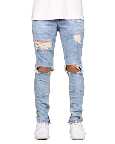 Pantalones Vaqueros Slim Rotos para Hombre - Image 11